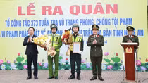Công an Nghệ An ra quân Tổ 373 tuần tra vũ trang