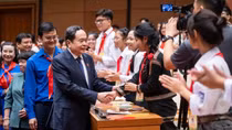 Chủ tịch Quốc hội Trần Thanh Mẫn dự Phiên họp giả định “Quốc hội trẻ em” lần thứ II