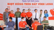 Tiếp nhận 250 đơn vị máu tại Ngày hội "Giọt hồng trên đất Vĩnh Long"