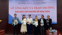 Nhóm PV Báo CAND đoạt Giải báo chí tuyên truyền về chuyển đổi số của TP Đà Nẵng