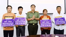 Công an tỉnh Cà Mau xây dựng 4 căn nhà tình nghĩa tặng gia đình liệt sĩ CAND