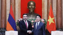 Chủ tịch nước Lương Cường tiếp Chủ tịch Quốc hội Armenia