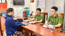 Công an thị trấn Phố Châu ngăn chặn vụ lừa đảo gần 1 tỷ đồng