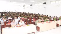 Tư vấn hướng nghiệp, học nghề cho trên 230 chiến sĩ nghĩa vụ CAND chuẩn bị xuất ngũ