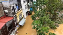 Lũ trên sông Hồng sẽ đạt đỉnh vào đêm nay, sau đó giảm dần