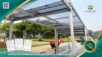 Tấm lợp Vinahome trải dài với hệ thống mái che di động tại Lăng Bác