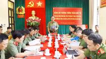 Công an xã Bản Giang chủ động nắm chắc địa bàn, không để xảy ra tình huống đột xuất, bất ngờ