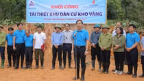 Petrovietnam khởi công tái thiết toàn bộ khu dân cư thôn Kho Vàng
