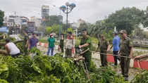 Hải Dương ra quân khắc phục sự cố, dọn dẹp vệ sinh sau bão