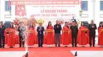 Bộ trưởng Tô Lâm dự lễ khánh thành trụ sở Công an xã Nghĩa Trụ