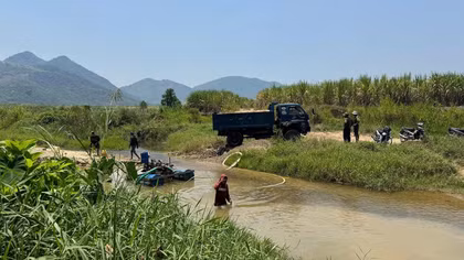 Công an Khánh Hòa đấu tranh quyết liệt với nạn khai thác khoáng sản trái phép