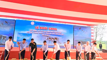 Đắk Lắk: Khởi công xây dựng 100 căn nhà sinh hoạt cộng đồng kết hợp phòng tránh lũ