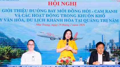 Đường bay mới Đồng Hới - Cam Ranh mở rộng kết nối du lịch