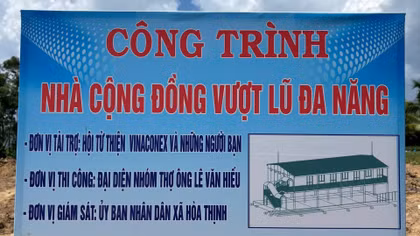  Xây nhà cộng đồng vượt lũ đa năng đầu tiên ở phía Đông Đắk Lắk 