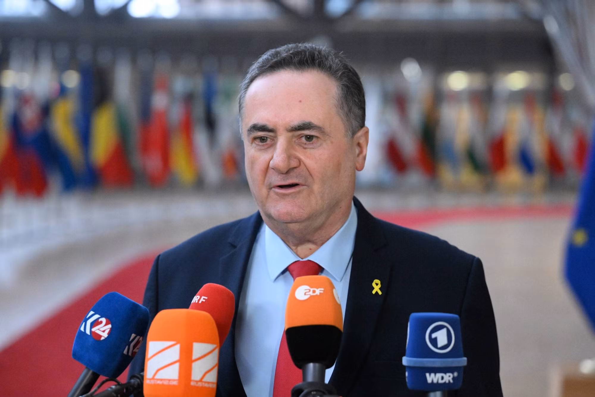 Bộ trưởng Quốc phòng Israel, ông Israel Katz. Ảnh: Dursun Aydemir/Anadolu Agency