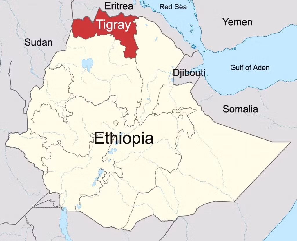 Vùng Tigray (Ethiopia), nơi lực lượng ly khai TPLF từng giao tranh đẫm máu với quân đội chính phủ từ năm 2020 đến 2022