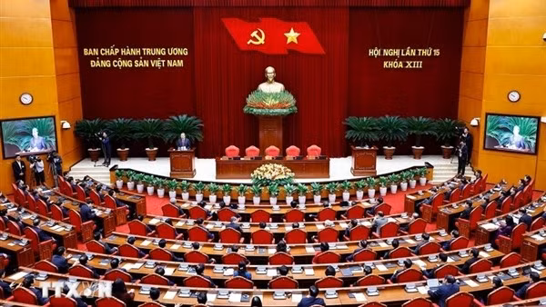 Tổng Bí thư Tô Lâm phát biểu bế mạc Hội nghị lần thứ 15 Ban Chấp hành Trung ương khóa XIII. 