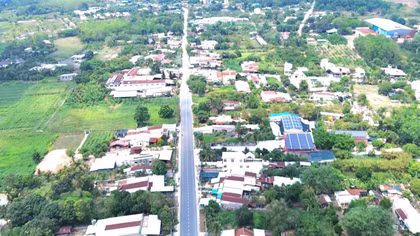 Một góc vùng nông thôn ở Củ Chi, TP Hồ Chí Minh.