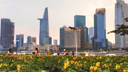 Một góc trung tâm TP Hồ Chí Minh.
