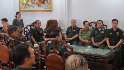 Hội ngộ những vị tướng “thời hoa lửa”