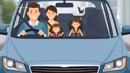 Chở trẻ em trên ô tô không sử dụng thiết bị an toàn bị xử phạt như thế nào?