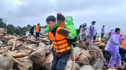 Lực lượng Công an nhân dân chủ động ứng phó với mưa lớn khu vực miền núi Bắc Bộ