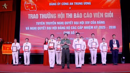 Sôi nổi Hội thi Báo cáo viên giỏi trong Cụm thi số 1