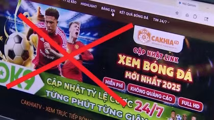 Khởi tố 23 đối tượng điều hành các trang web phát lậu bóng đá