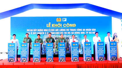 Khởi công dự án nhà ở xã hội cho lực lượng Công an nhân dân tại Hà Nội