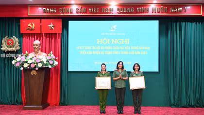 Phụ nữ Công an triển khai bài bản Nghị quyết Đại hội đại biểu Phụ nữ các cấp