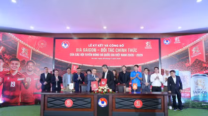 SABECO và VFF gia hạn hợp tác chiến lược, tiếp sức cho bóng đá Việt Nam