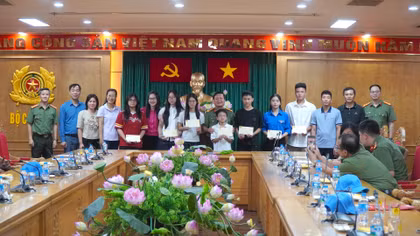 Gặp mặt con liệt sĩ, con thương binh CAND đi tham quan, nghỉ dưỡng tại Mông Cổ