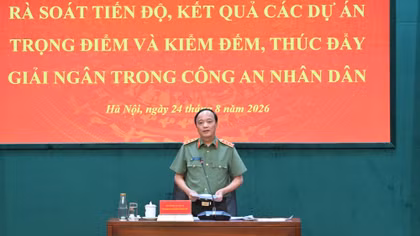 Đẩy nhanh tiến độ giải ngân vốn đầu tư trong Công an nhân dân