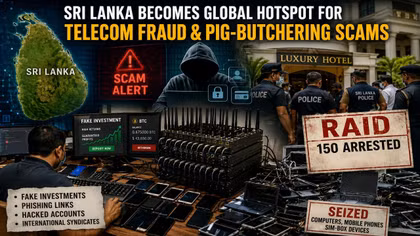 Sri Lanka, điểm nóng mới của các mạng lưới lừa đảo trực tuyến 