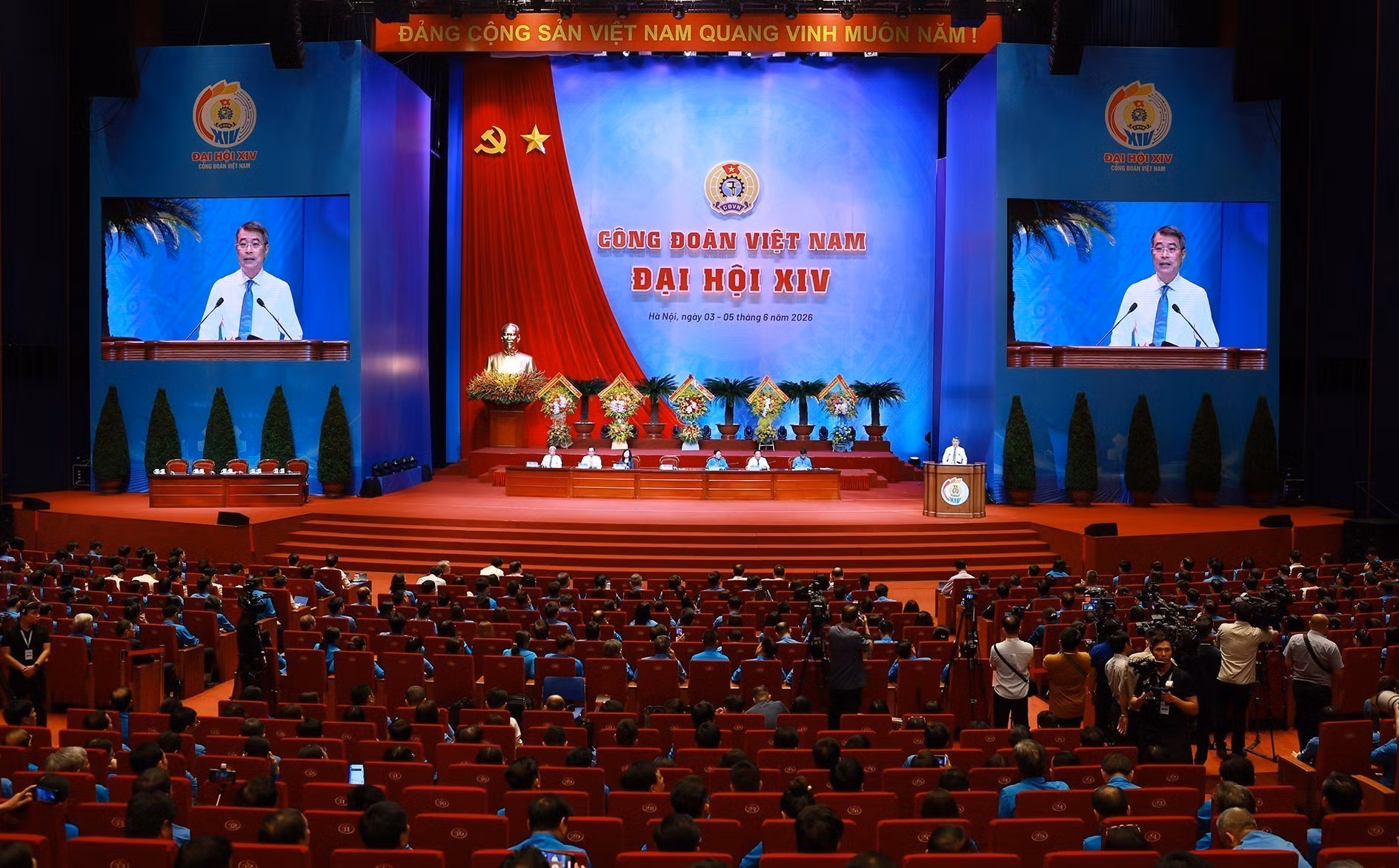 Thủ tướng Lê Minh Hưng phát biểu. Ảnh: Tuấn Anh - TTXVN