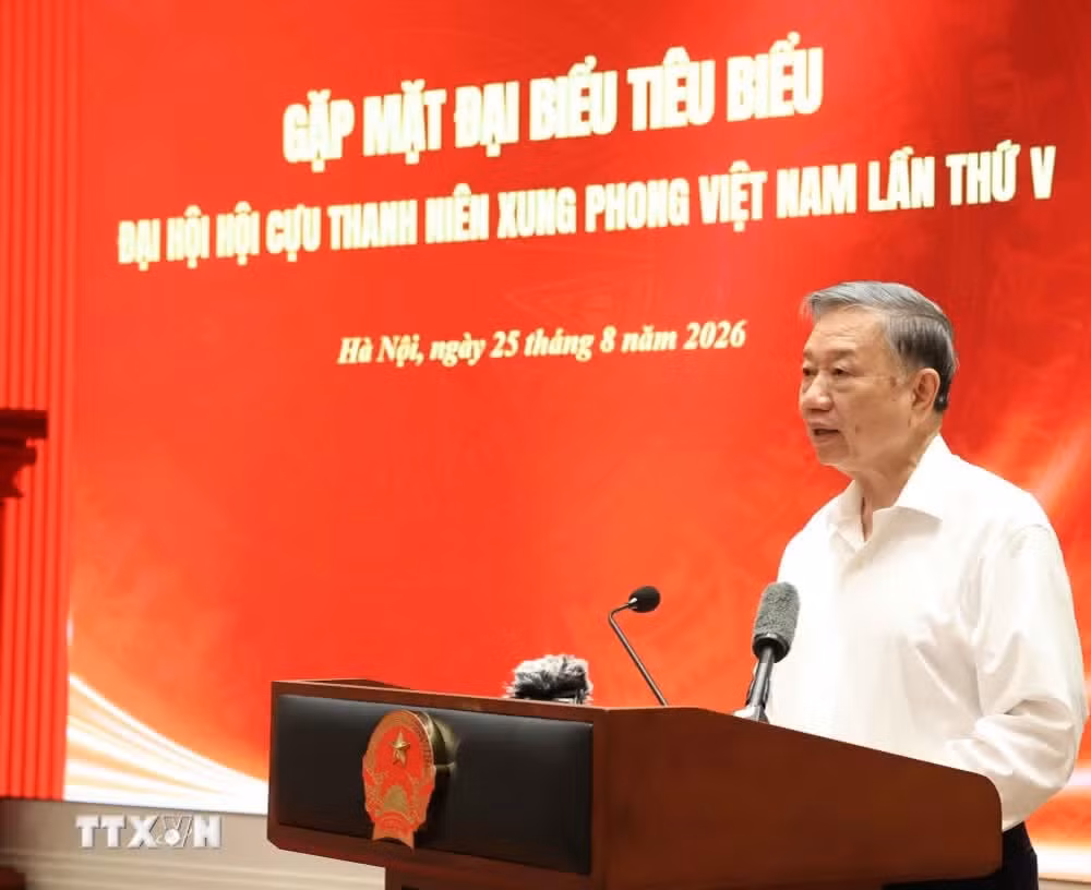 Tổng Bí thư, Chủ tịch nước Tô Lâm phát biểu. (Ảnh: Thống Nhất/TTXVN)