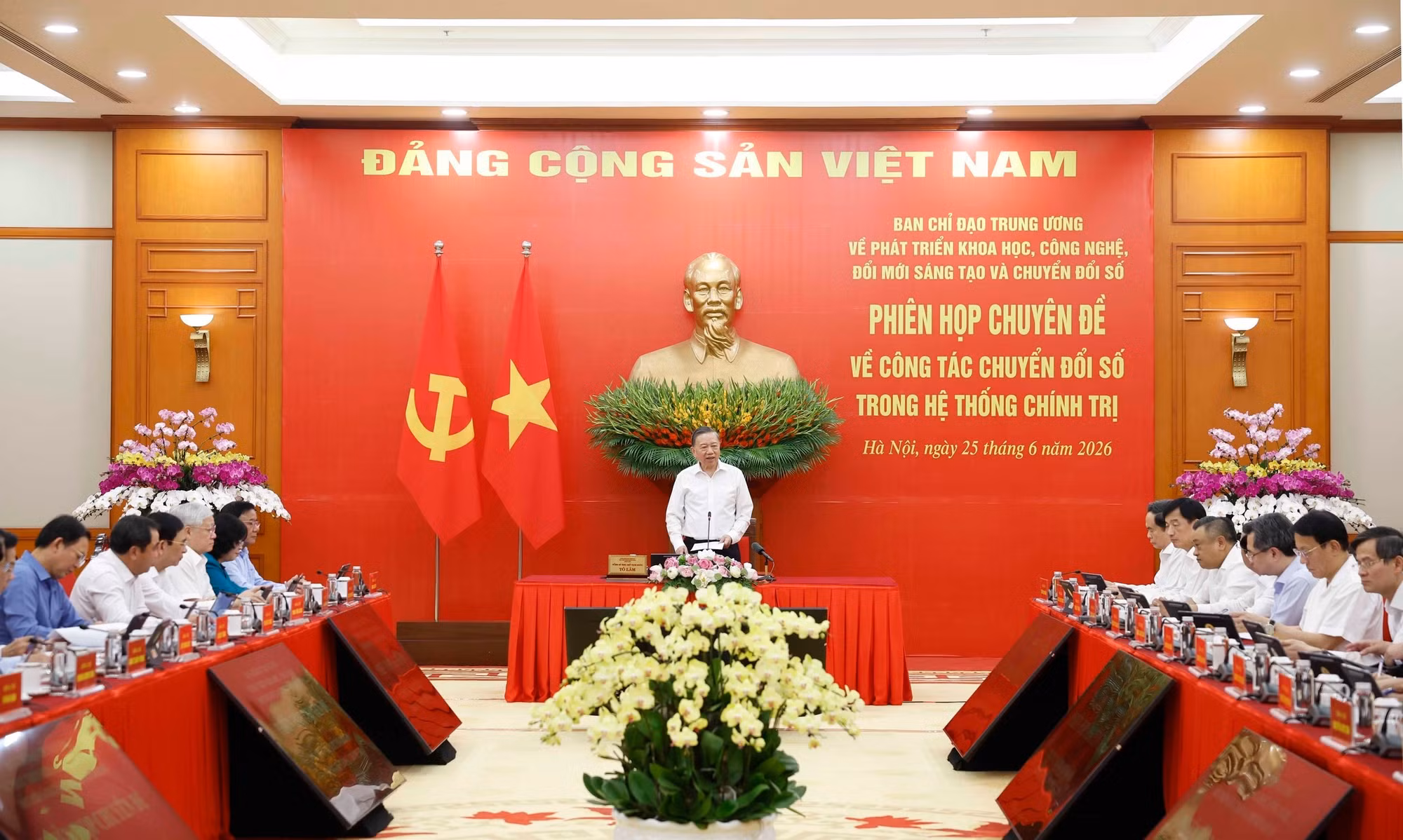 Tổng Bí thư, Chủ tịch nước Tô Lâm phát biểu