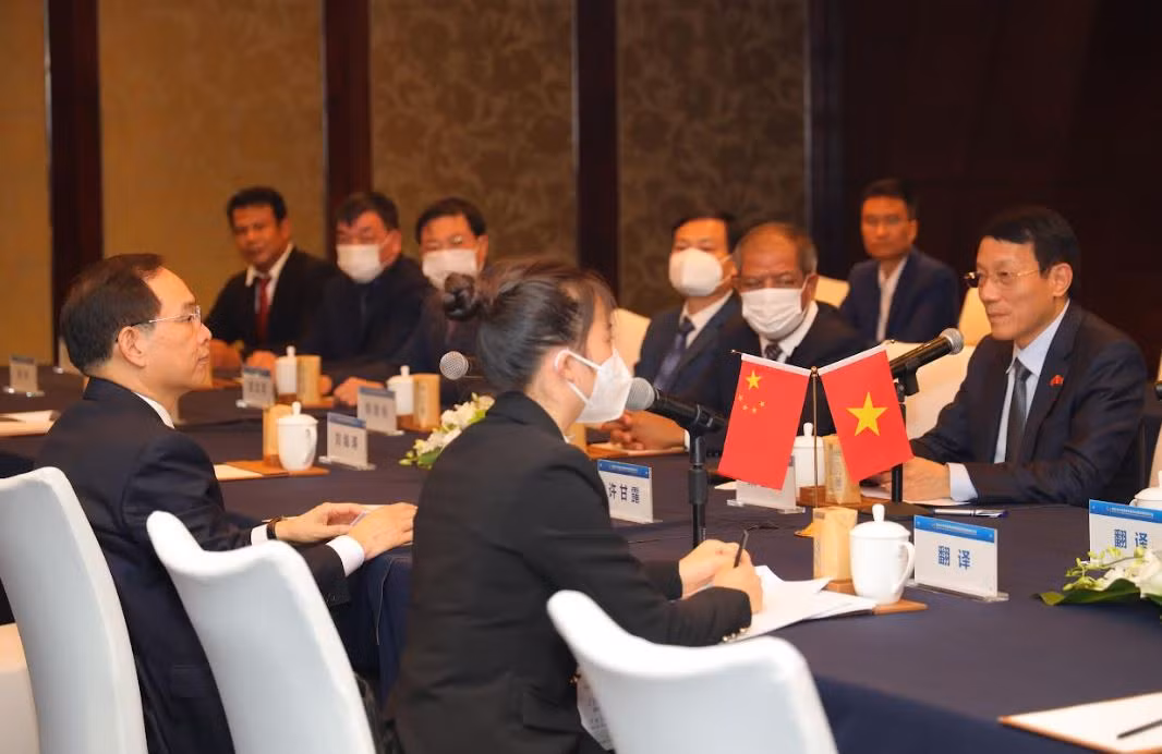Thứ trưởng Lương Tam Quang làm việc với đồng chí Hứa Cam Lộ, Thứ trưởng Bộ Công an Trung Quốc -0