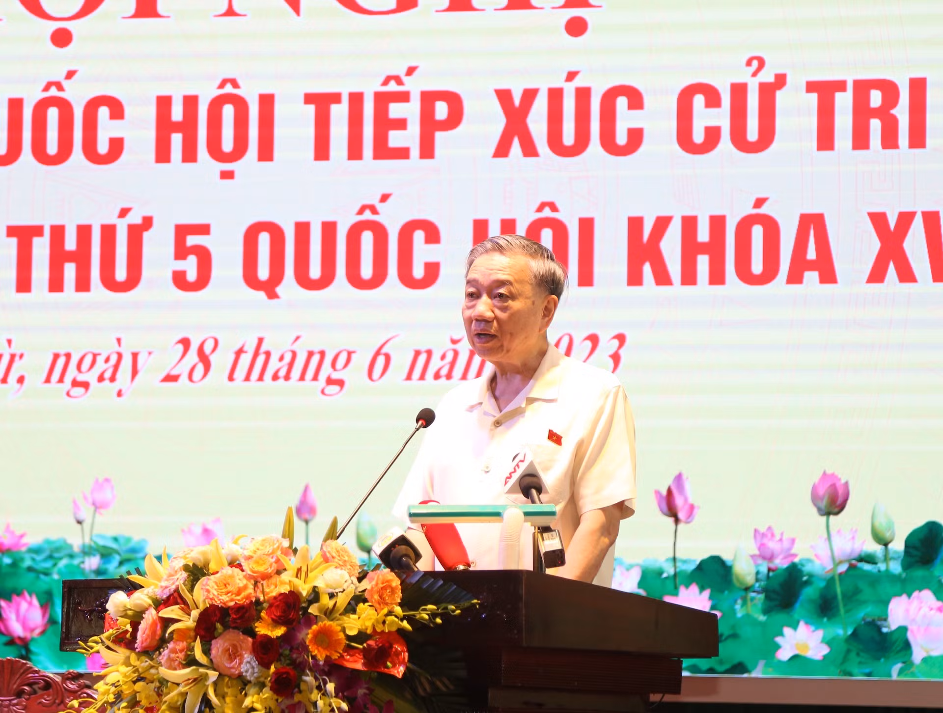 Bộ trưởng Tô Lâm tiếp xúc cử tri Hưng Yên sau Kỳ họp Quốc hội thứ 5 -0