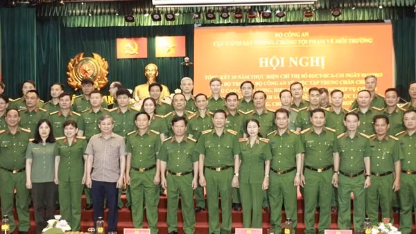 Hơn 210 nghìn vụ vi phạm pháp luật về môi trường được phát hiện nhờ làm tốt công tác nghiệp vụ cơ bản