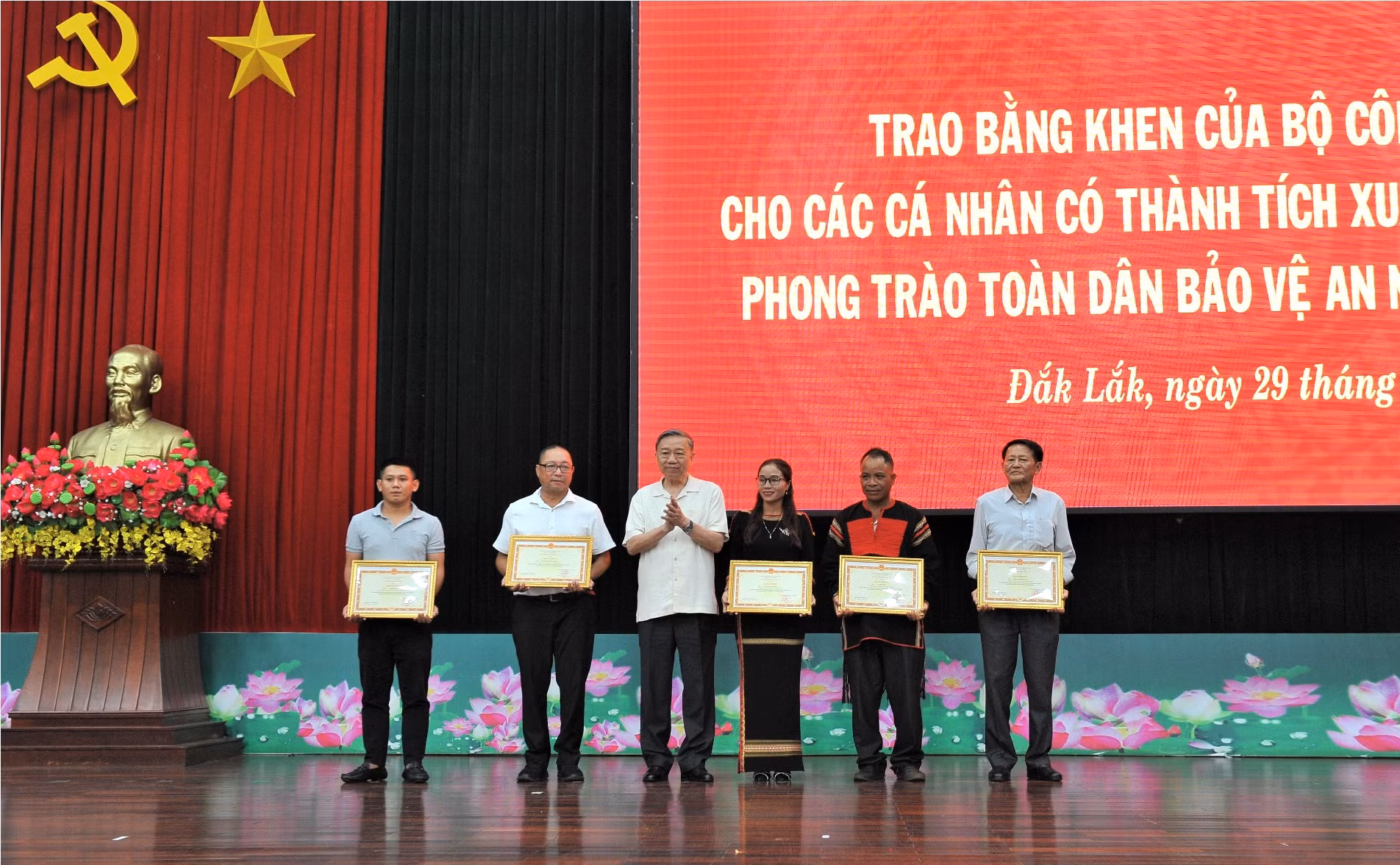 Bộ trưởng Tô Lâm làm việc với Ban thường vụ Tỉnh uỷ Đắk Lắk -1