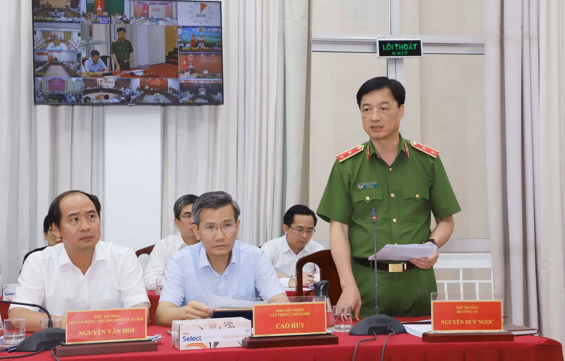 Phó thủ tướng Chính phủ Trần Lưu Quang chủ trì hội nghị “4 trong 1” với các tỉnh, thành Tây Nam bộ -0