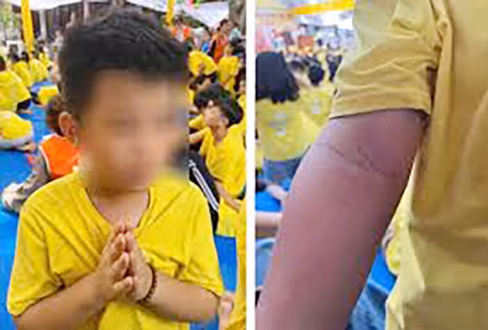 Khi phụ huynh phó mặc cho khóa tu -0