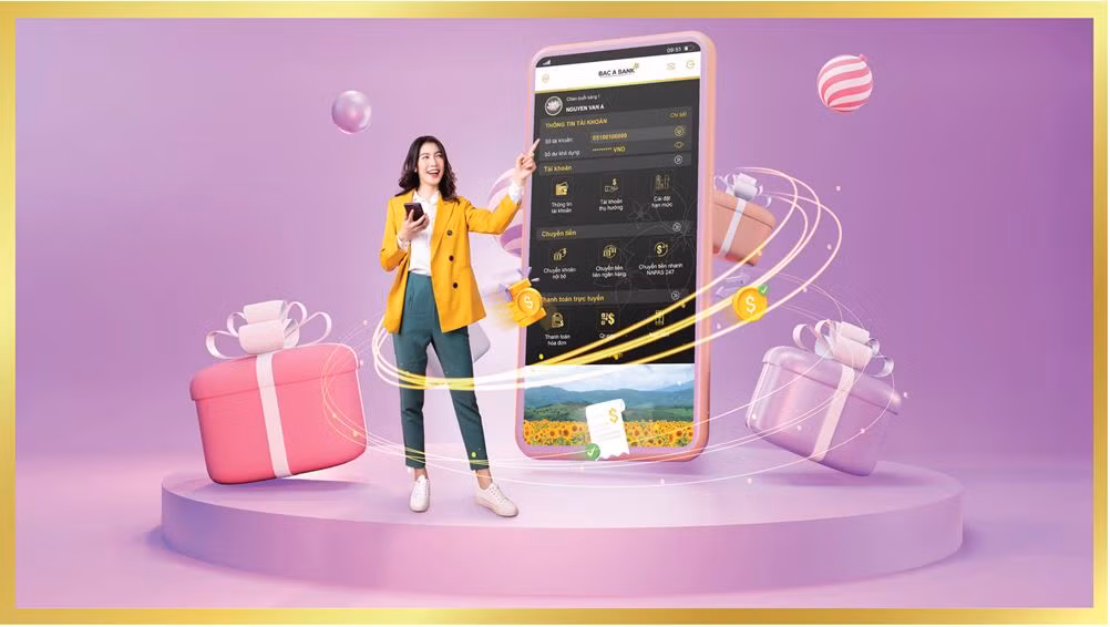 Thảnh thơi giao dịch - Thỏa thích nhận quà cùng BAC A BANK -0