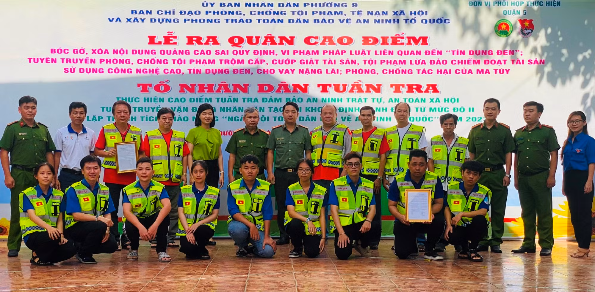 Tổ nhân dân tuần tra phát huy vai trò nòng cốt trong phòng, chống tội phạm tại cơ sở -0