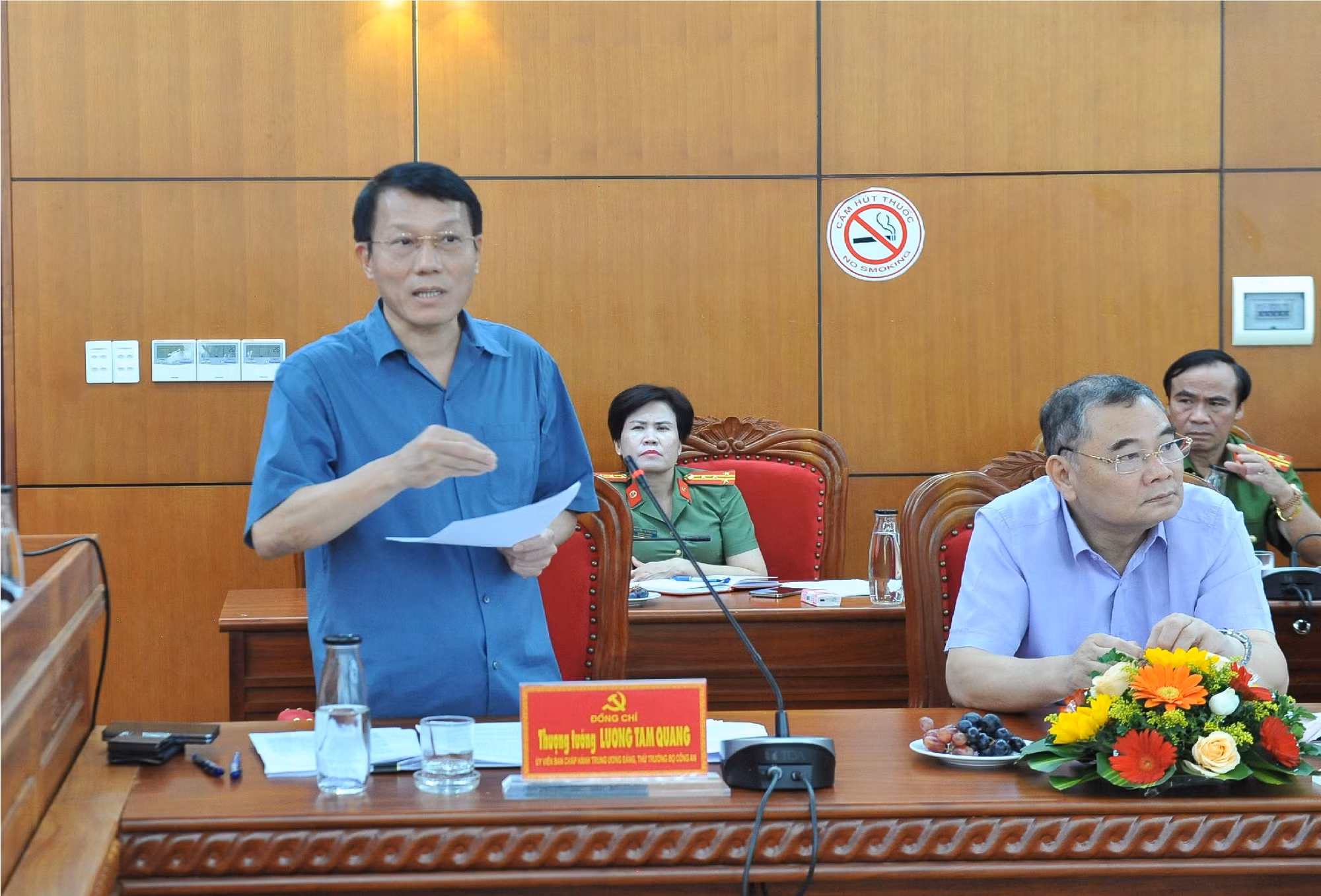 Bộ trưởng Tô Lâm làm việc với Ban thường vụ Tỉnh uỷ Đắk Lắk -0