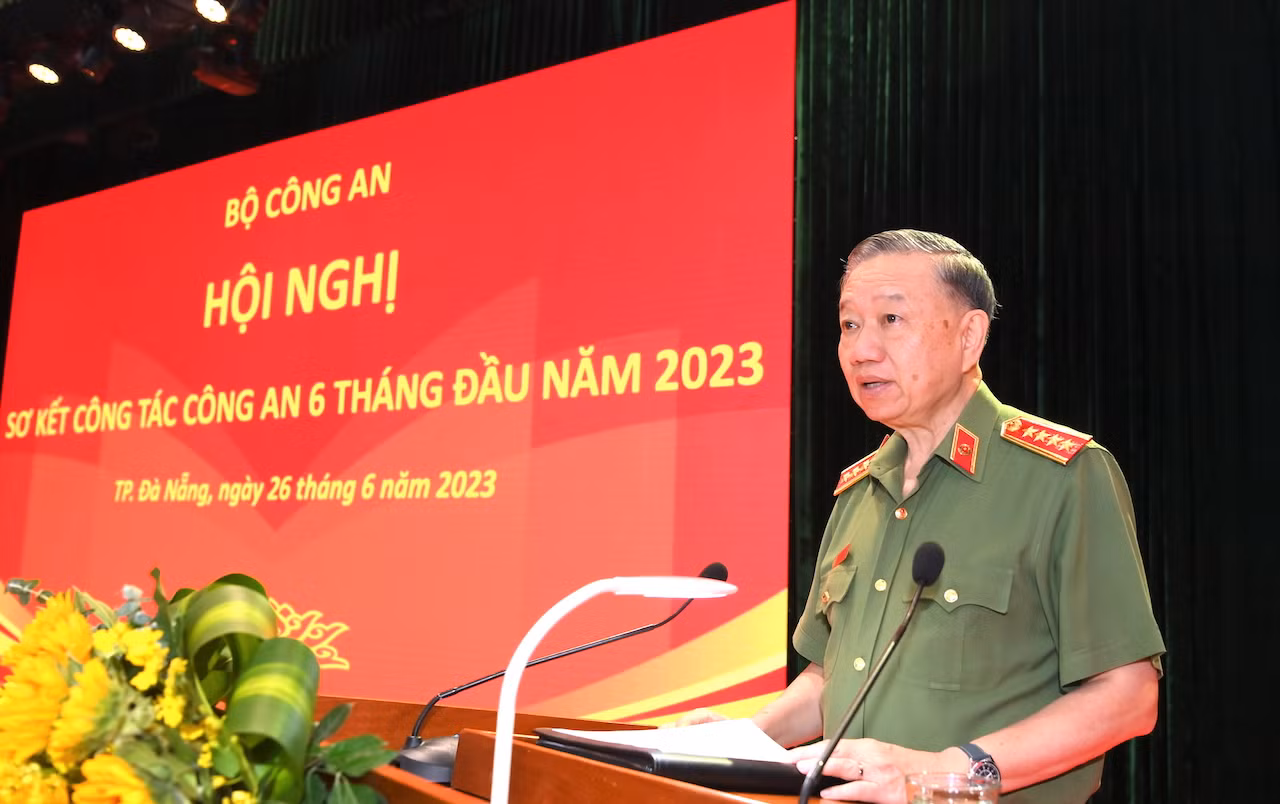 Bộ trưởng Tô Lâm chủ trì Hội nghị sơ kết công tác Công an 6 tháng đầu năm 2023 -0
