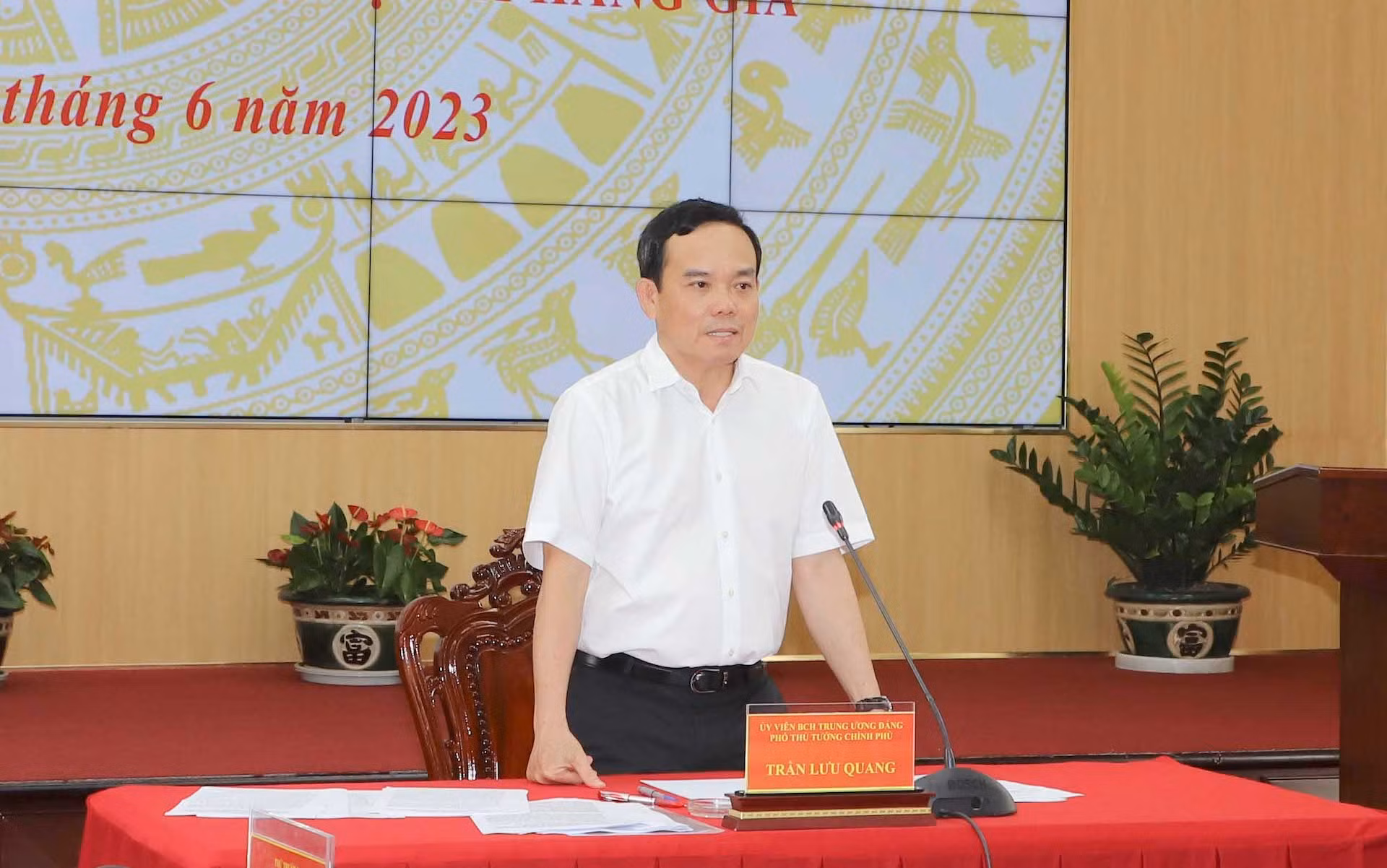 Phó thủ tướng Chính phủ Trần Lưu Quang chủ trì hội nghị “4 trong 1” với các tỉnh, thành Tây Nam bộ -0