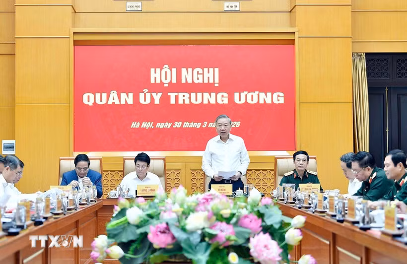 Tổng Bí thư Tô Lâm chủ trì Hội nghị Quân ủy Trung ương -0