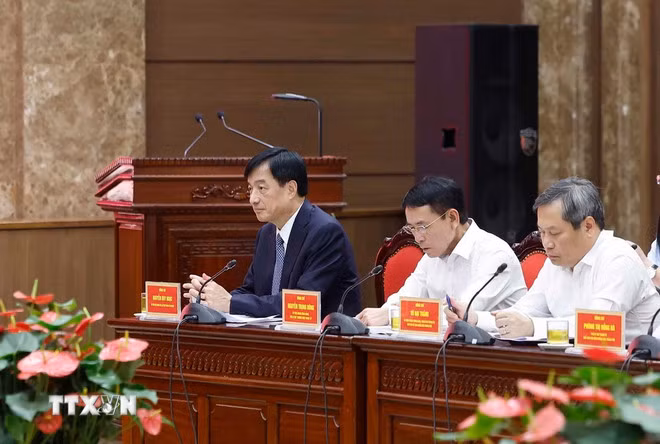 Tổng Bí thư Tô Lâm: Ban Thường vụ Thành ủy Hà Nội cần tiếp tục phát huy cao độ tinh thần làm việc quyết liệt -0